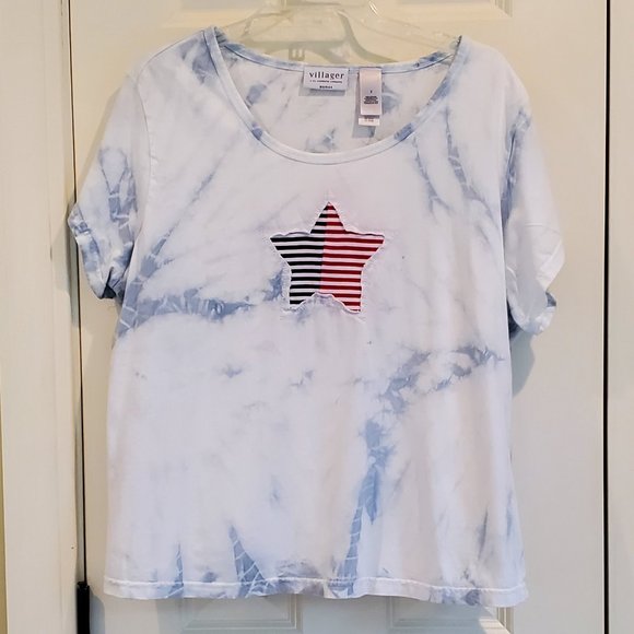 Short Sleeved Patriotic Tee by Villager - Picture 1 of 6